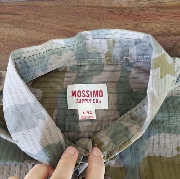 Mossimo Suppy Co., Camo Button Down, XL, Men's Shirt, Great Shirt! - Picture 6 of 6